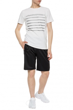 Striped t-shirt with logo, zdjęcie 2 Striped t-shirt with logo od Plein Sport
